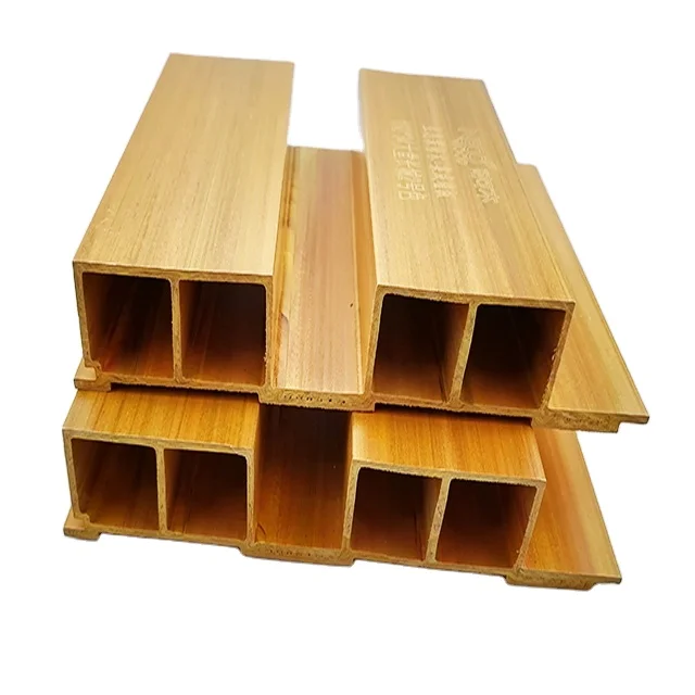 Neco new design 3d wpc fluted cladding wall paneling indoor waterproof  wpc wall panel