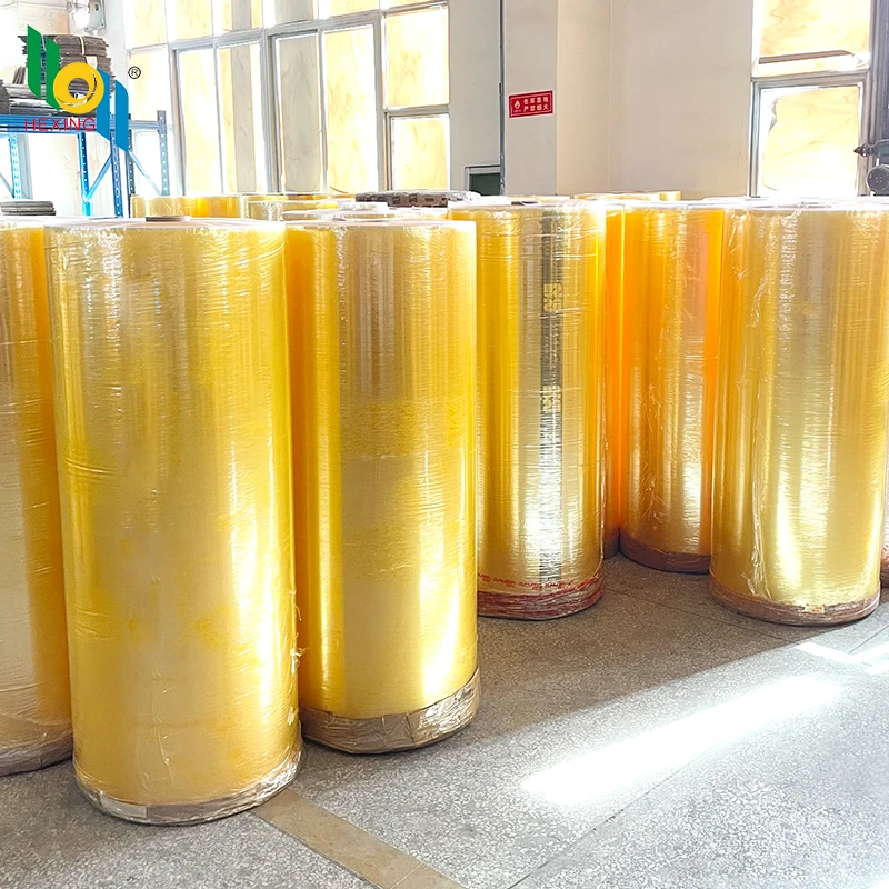 adhesive raw materials brown opp plastic transparent bopp tape jumbo roll