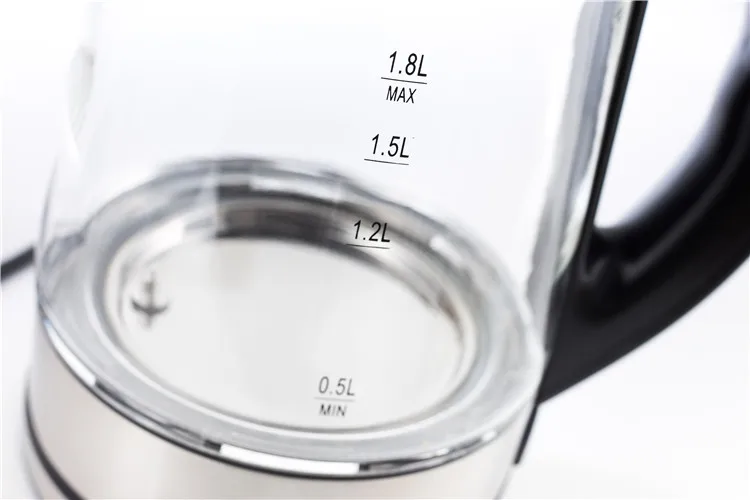 Samovar water boiler 1.8L Turkish double tea maker Stainless steel Turkey tea pot with temperature control