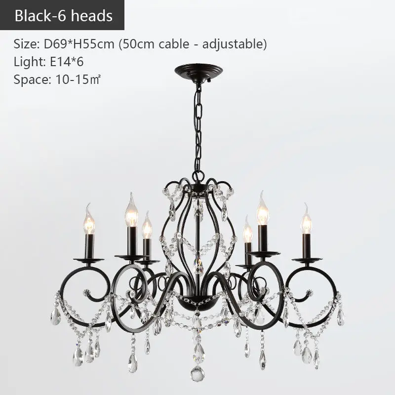 Morden Style Adjustable Light French Brass Dining Room Living Room Chandelier