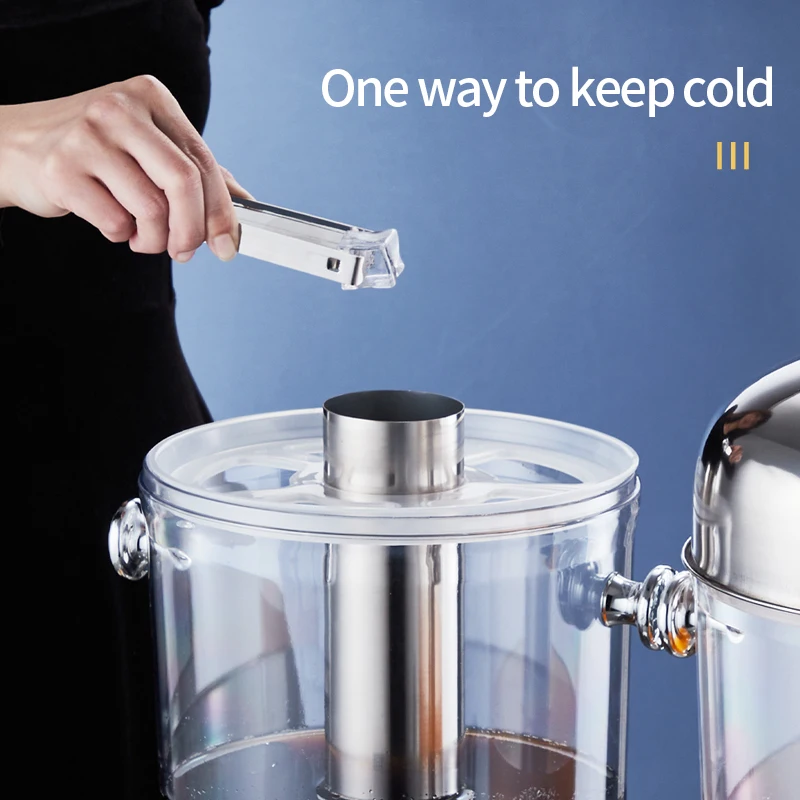 Коммерческий диспенсер для холодных кофейных напитков, штатив для сока из нержавеющей стали, диспенсер для напитков для вечеринок в отеле