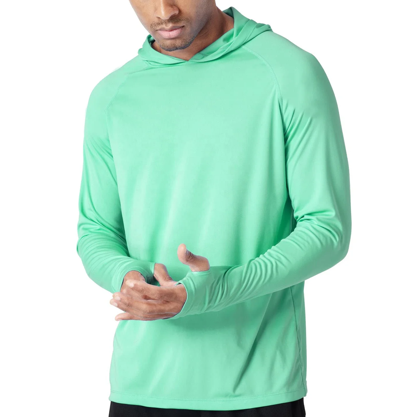 Custom Long Sleeve Light Green Design Surfing Suit Shirt Hoodies Sublimated Rash Vest Free Design Surf Mma Rash Guard