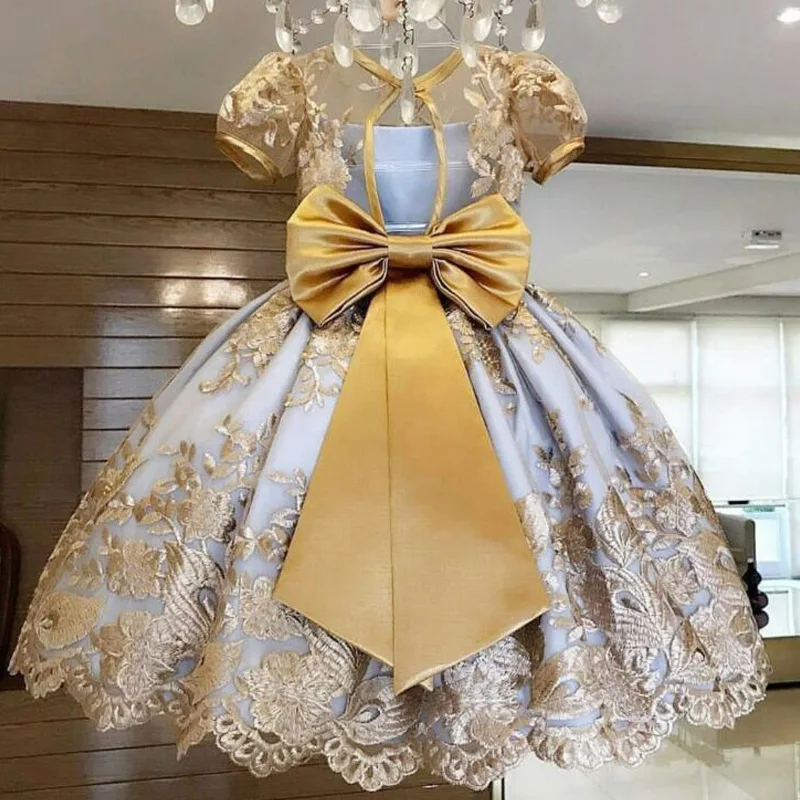 Wholesale Summer Princess Dress For Girl Fancy Prom Dress Kids Clothing Girls Dresses