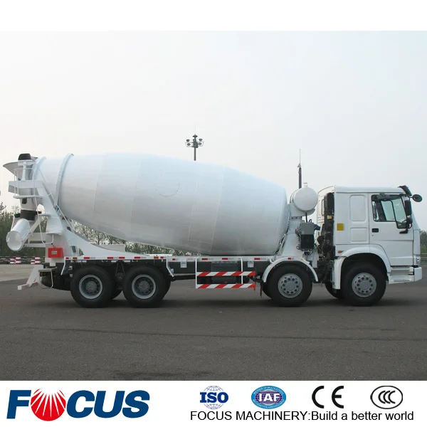 Howo Sinotruk 9 Cubic 10m3 12cbm Stainless Steel Drum Cement Mixer Truck Concrete Mixer Truck Price