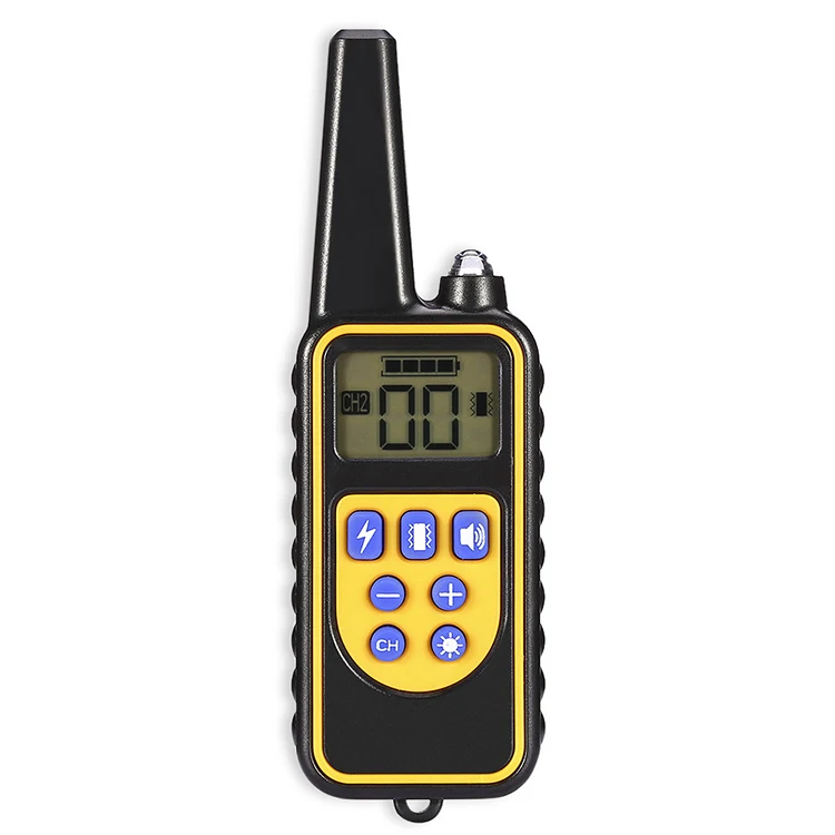 
Amazon Top Seller 800m Smart 3 Collar Rechargeable Waterproof Electronic Shock Remote Dog Training Collar 