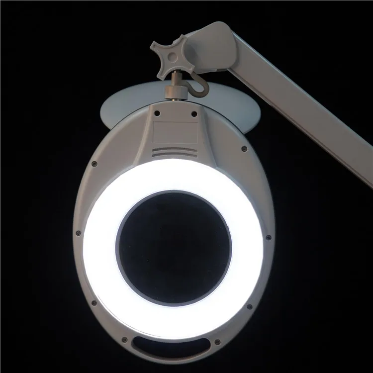 China factory direct sale lighted magnifying makeup mirror flash light with magnifying glass