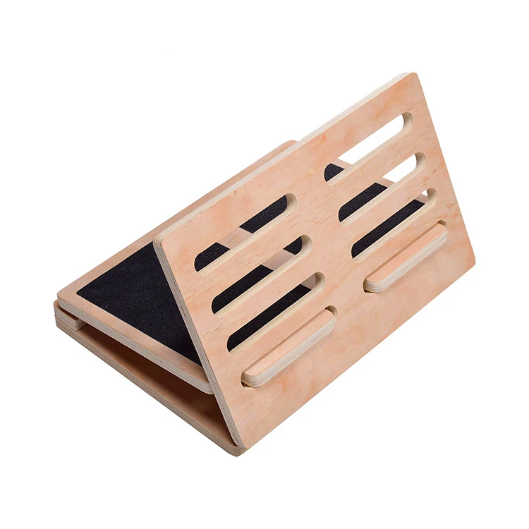 Wholesale wooden balance board stretching exercise slant boards