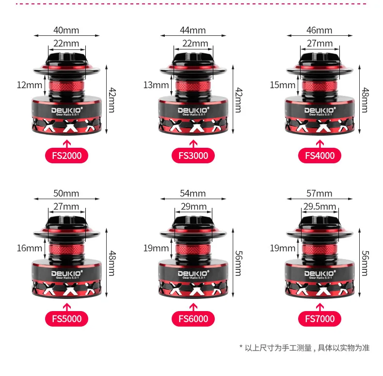 Deukio Hot Selling Wholesale Cheap Japan Metal Spinning Reel Saltwater Reel Fishing Sea Big Game Carp Spinning Fishing Reel