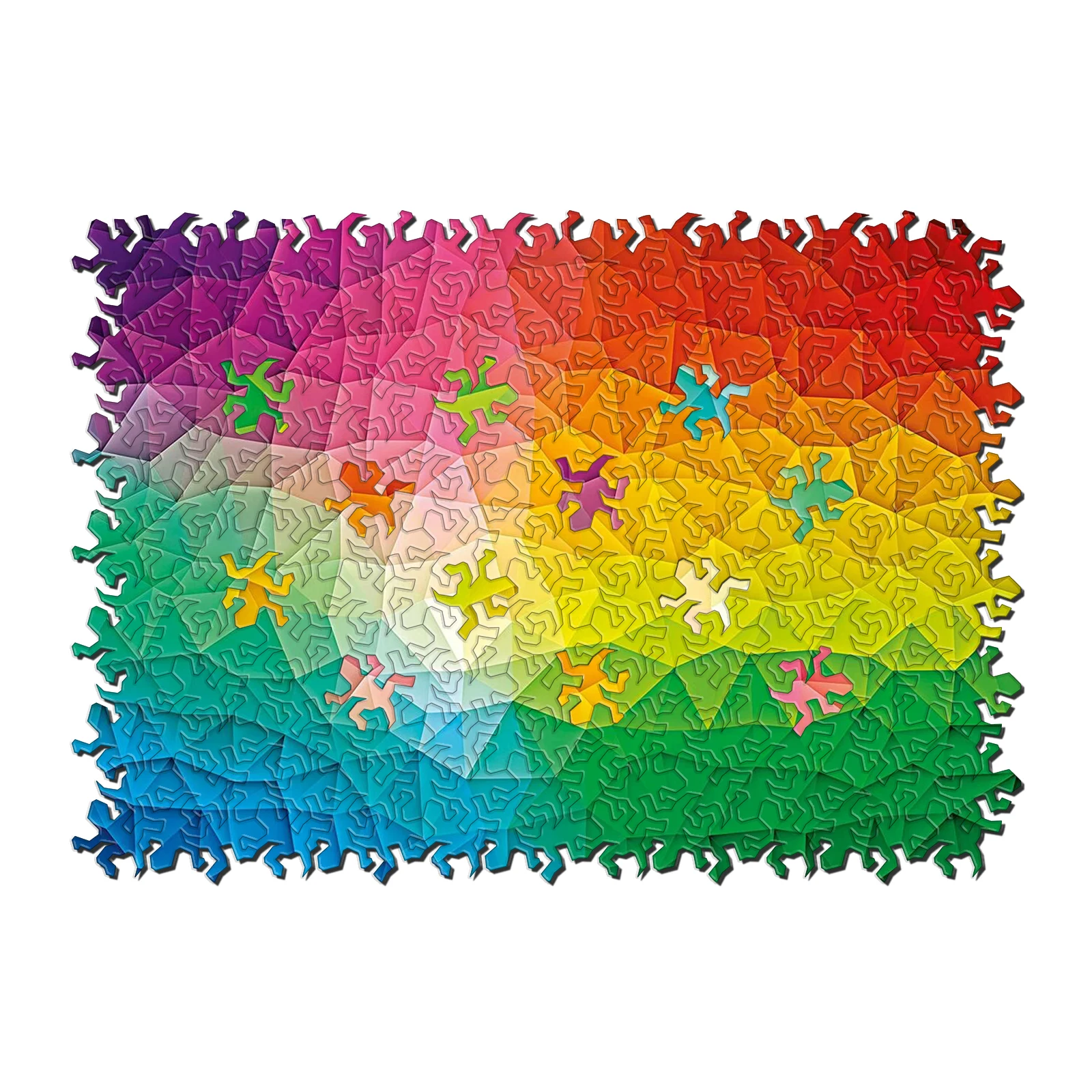 WOODBESTS COLOR CHALLENGE custom puzzle game adult wooden jigsaw puzzle