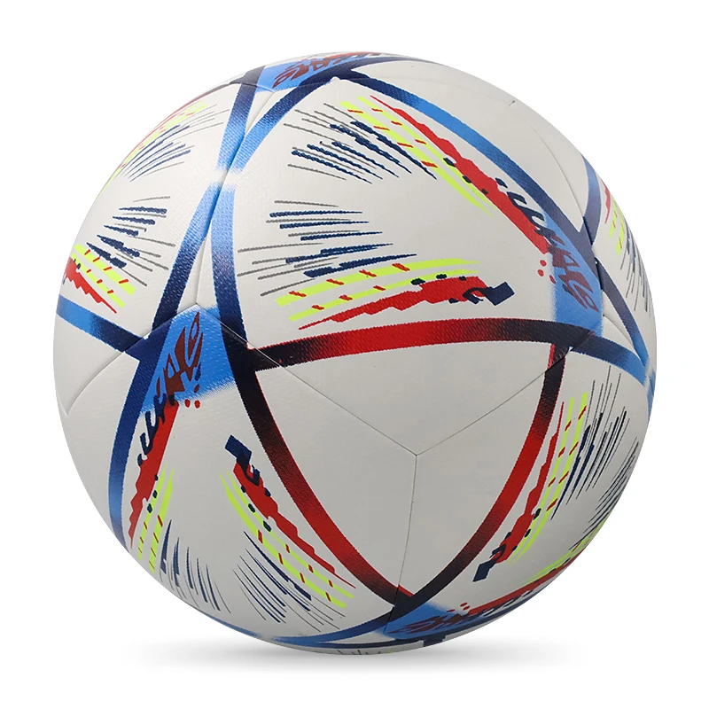 Hot sale Qatar Word Cups Soccer Ball Thermal Bonded Football PVC/PU Laminated Soccer Ball