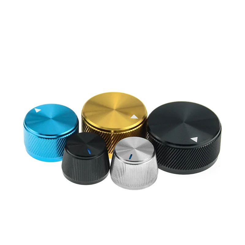 Hot Sale Aluminum Rotary Encoder Volume Switch Knobs Amplifier Control Volume Button Knob