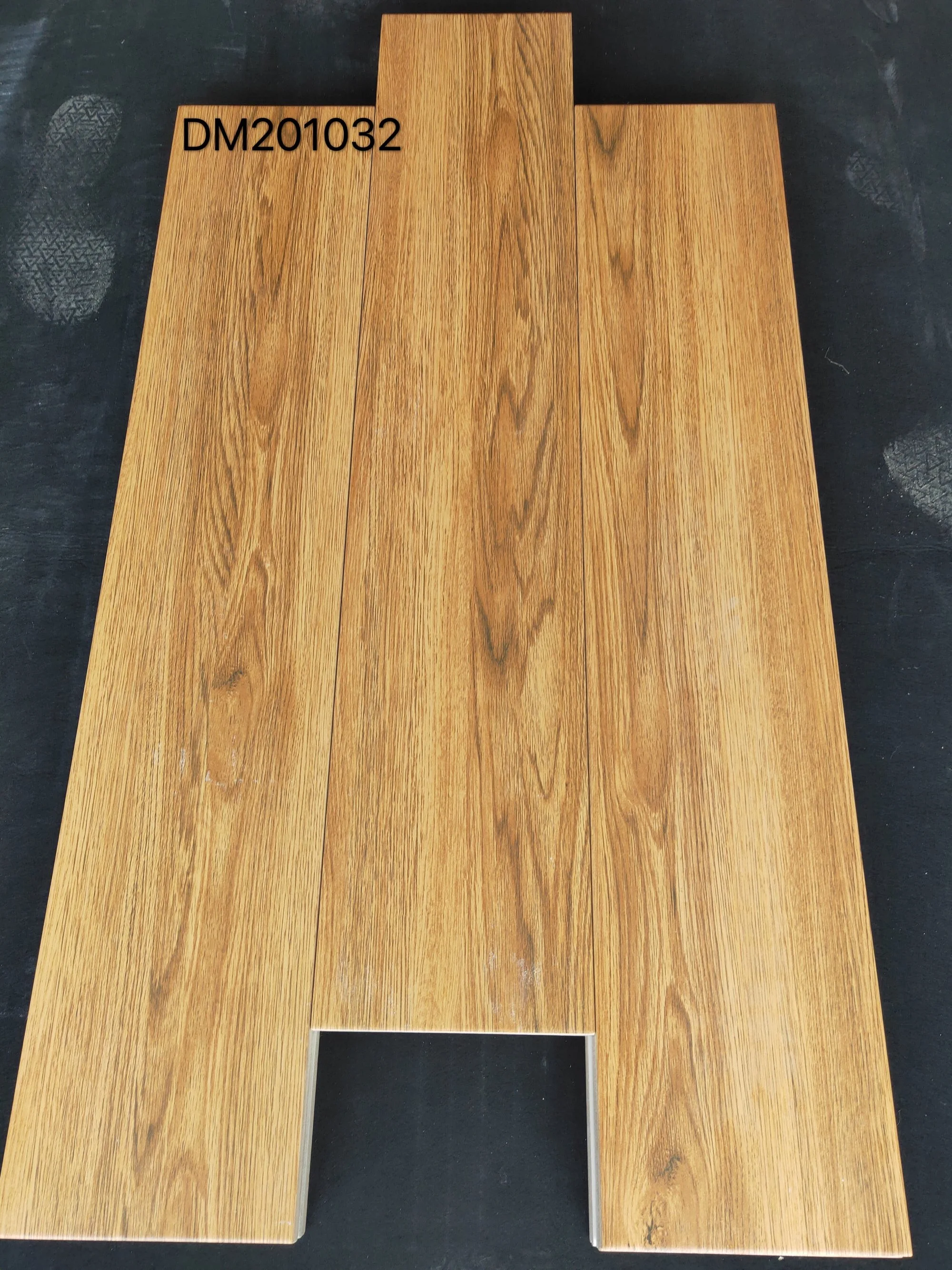 CBM Ceramic Wall Tiles 200x1000mm Rustic Modern Design Brown Teak Faux Wooden Finish for Classic Apartment for Interior Use