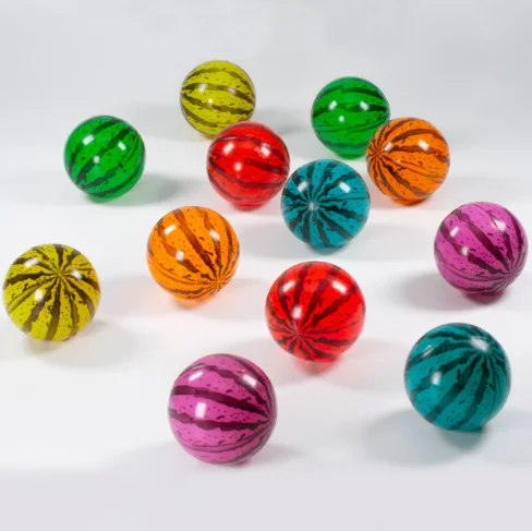 60mm color watermelon stretch ball floating water ball bouncing children toys