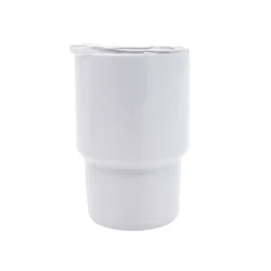 Miniature 3oz Mini Tumbler Shot Glass with Straw Lid