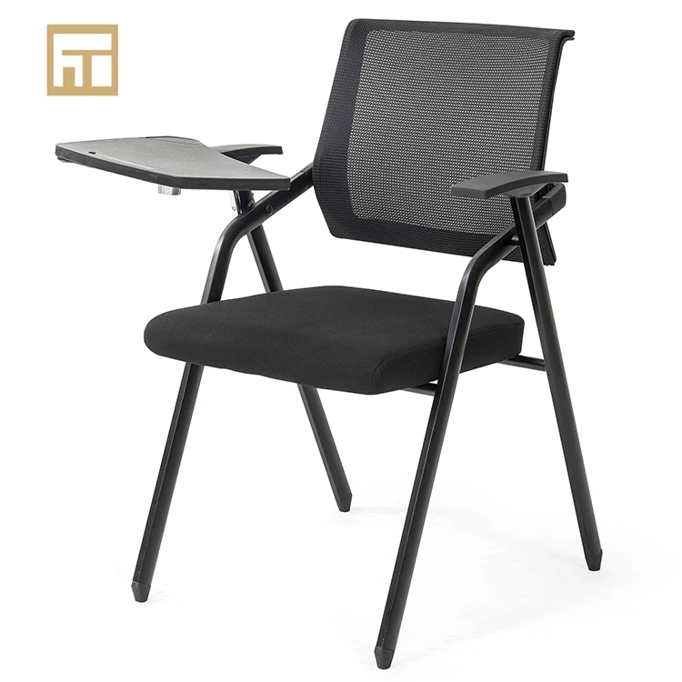 wholesale foldable Office arm chair comfortable training stackable conference room chair set  visitor chair