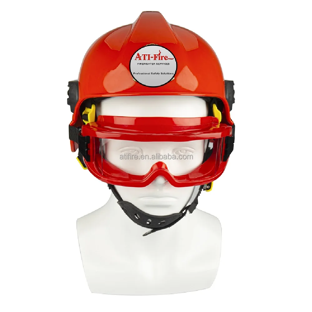 Dangerous chemical accident protective helmet fire rescue fireman fire fighting helmet