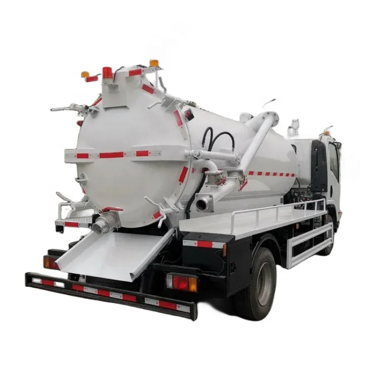China Sludge Fecal Sewage Suction Truck 6x4 18 20cbm 4x2 5-12m3 Vacuum Pump Truck