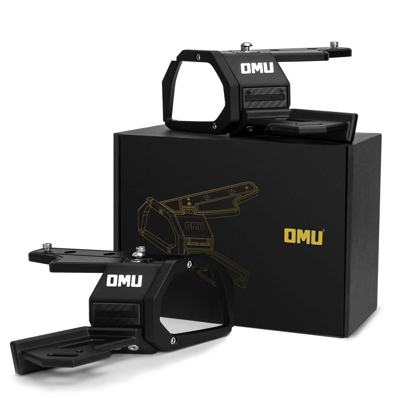 OMU A Pillar Light Holder Spot Light Holder for Ford Bronco 4x4 accessory Aluminum&carbon fiber light holder maiker manufacturer