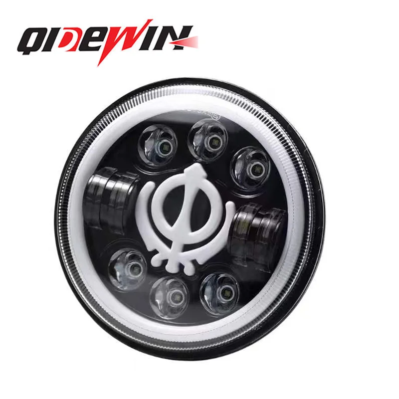 QIDEWIN 80W new product Hi Lo Beam Headlamp 7inch led light Turn Signal Fit Lada Niva 4X4 Offroad Car Accessories 12V 24V DC