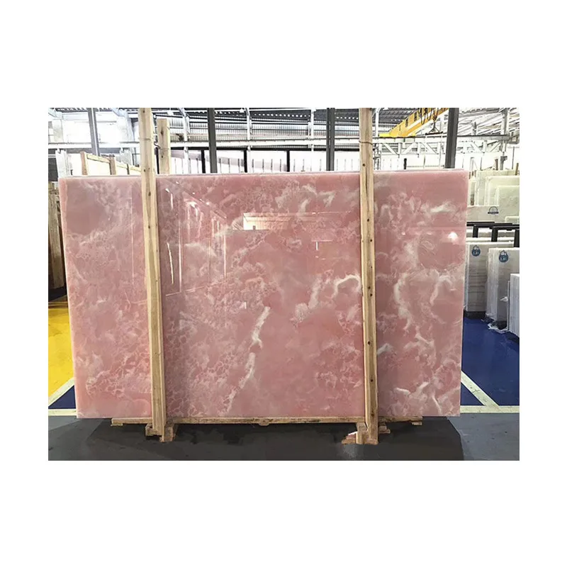 Розовый оникс мраморный камень