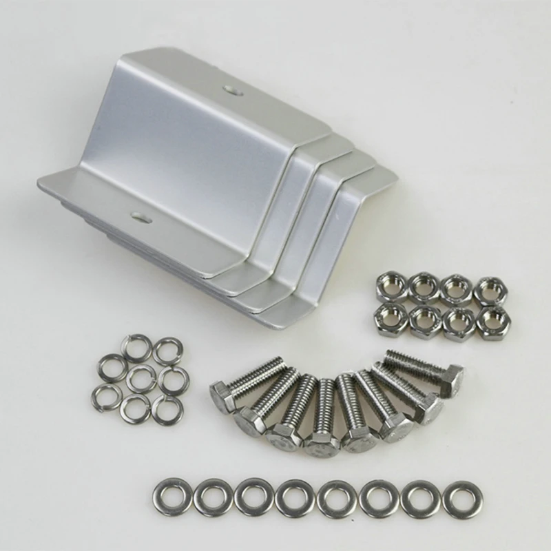 RV Yacht Aluminum PhotovColtaic Fastener Street Lamp Solar Photovoltaic Panel Mounting Z-Type Bracket