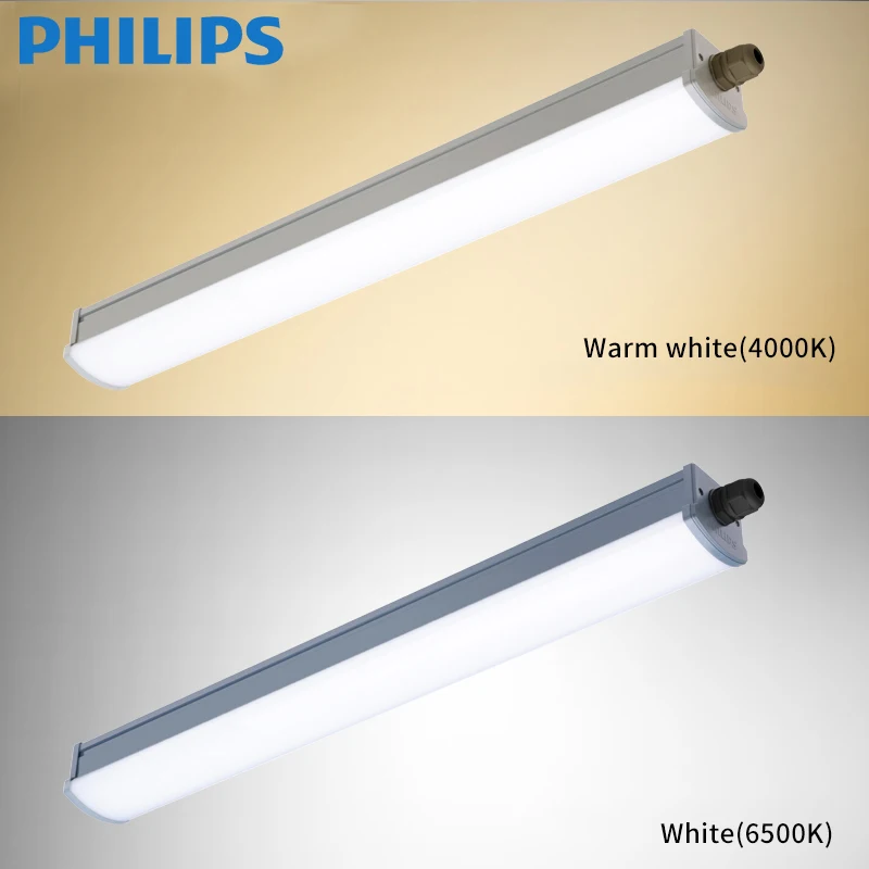 Светодиодная лампа Philips T8 с тремя анти-светящимися полными одиночными и двойными трубками Взрывозащищенная флуоресцентная Пылезащитная Встроенная водонепроницаемая