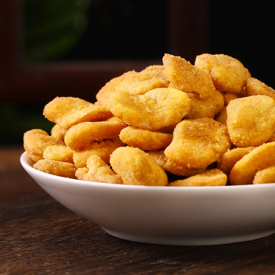 Salted Roasted Fried Fava Beans