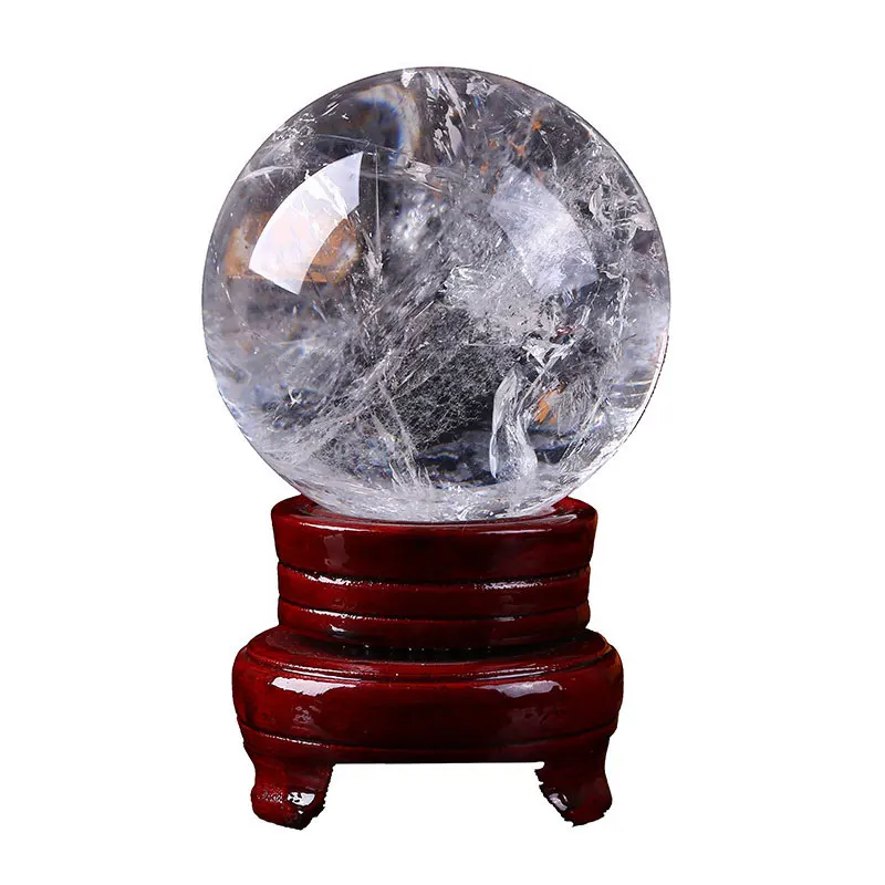 Wholesale Natural Clear Quartz  Crystal Ball  rose crystal  rose quartz clear crystal  Sphere For Handling