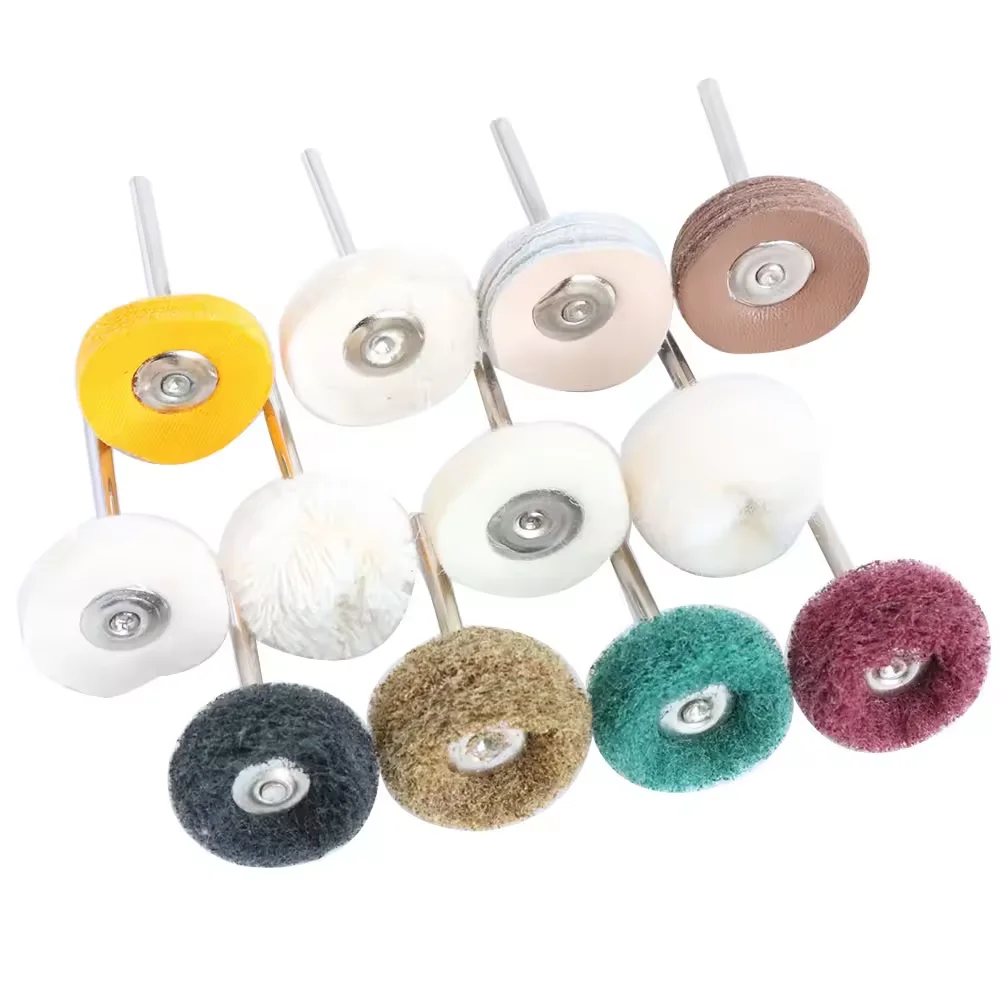 Wool Felt Polishing Buffing Wheel Set for Watch Jade Jewellery Arts Crafts Furniture Polishing Wood Carving Metal Polishing wool