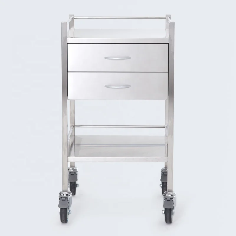 Meditroll MT02 Modern Durable Stainless Steel Storage Trolley for Hospital use