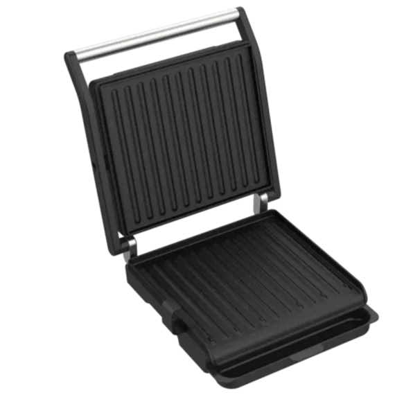 2024 Hot selling 4 slices panini grill sandwich press with adjustable temperature control and oil tray