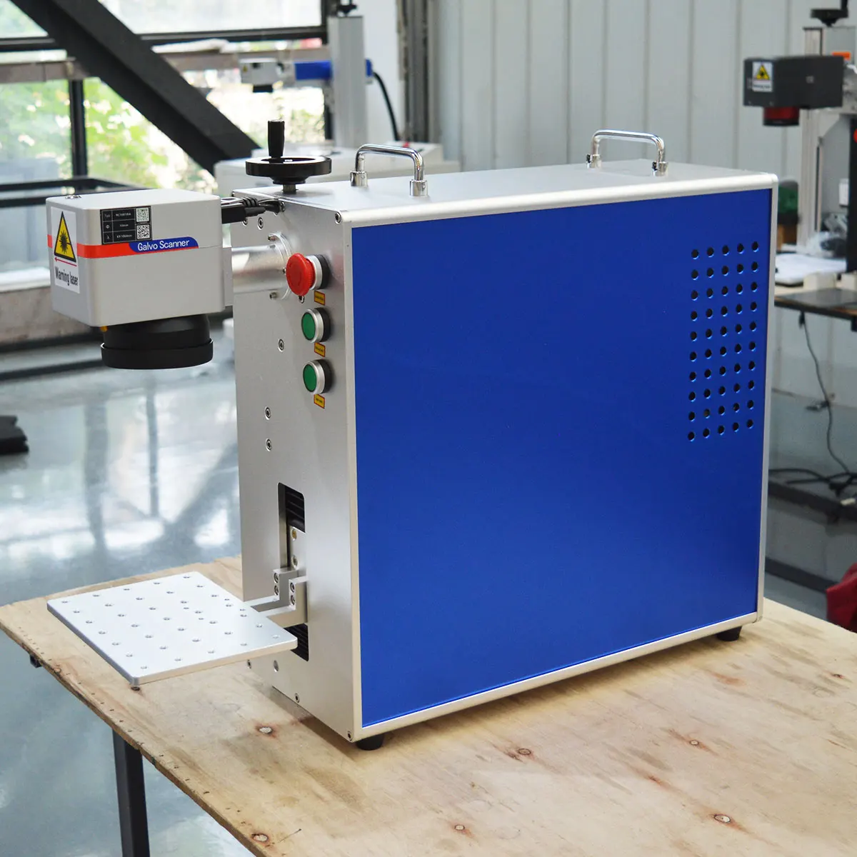 VOIERN metal laser engraver / laser marking machine/ fiber laser marking machine 100w