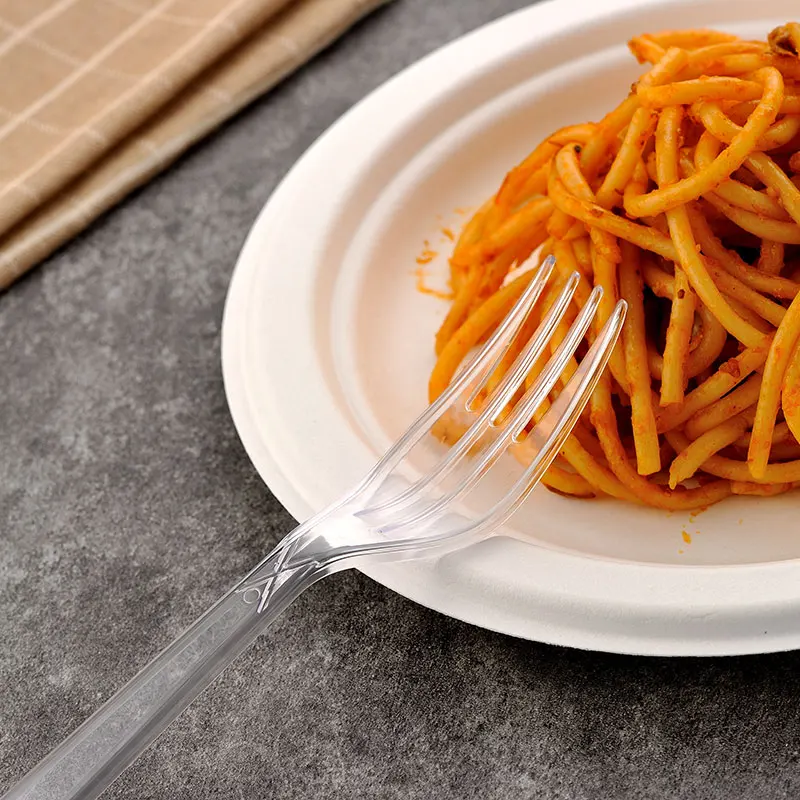 Oem Service Wedding Party Dinner Tableware Spoon Fork Knife Plastic Flatware Disposable Cutlery Set with Napkin Salt Pepper
