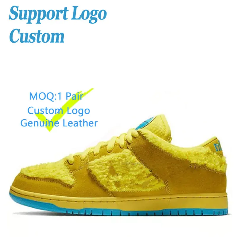 ODM OEM Made Manufacturer Skateboard Sneaker SBDunkes Low Top Men Sneaker Custom Shoe