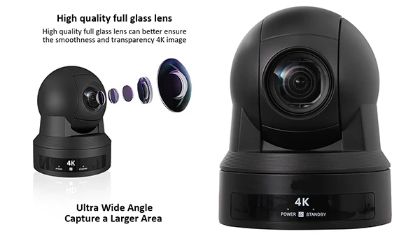 Factory wholesale high quality 1080 Full live streaming audio broadcast equipment USB3.0 SDI 12X ip 4k camera