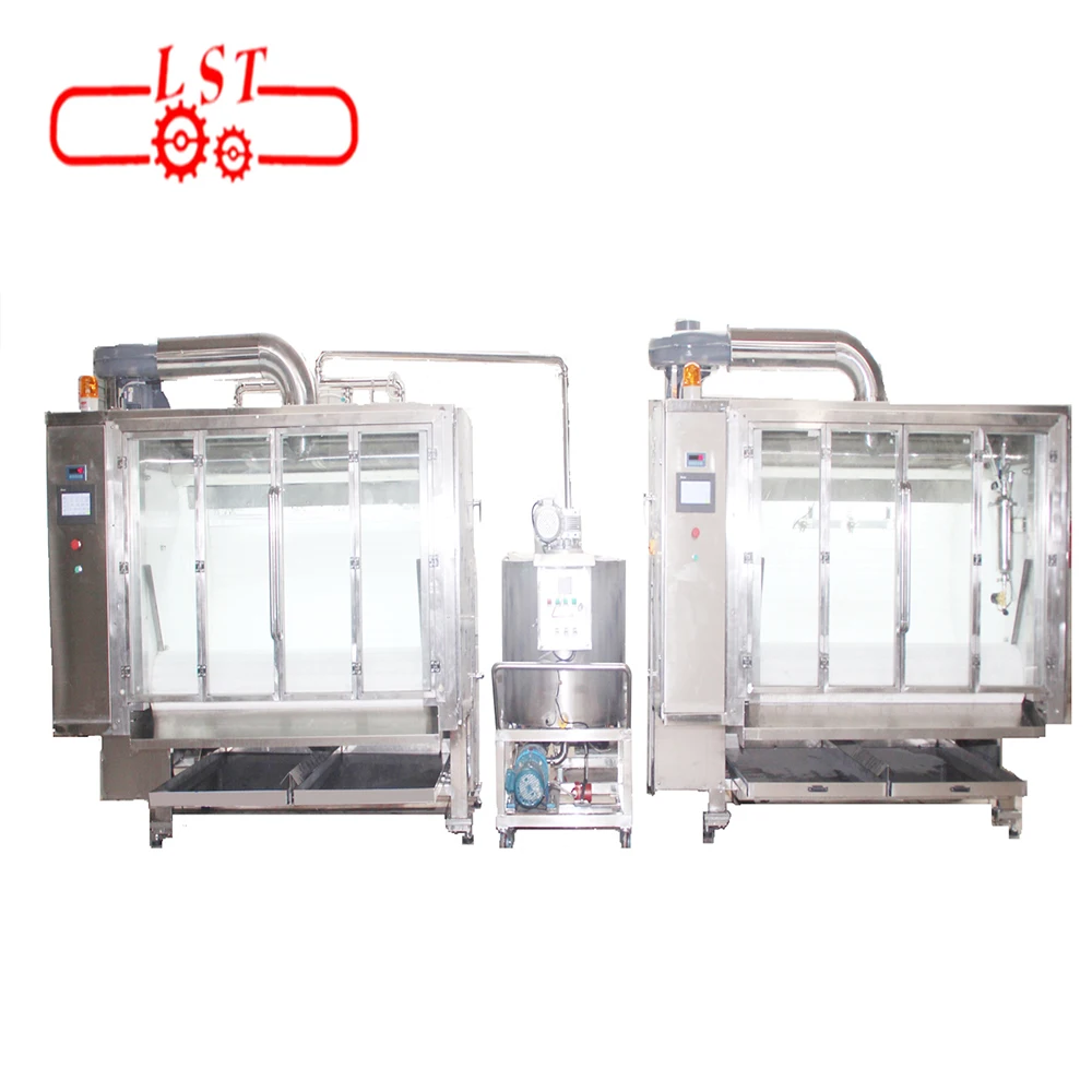 LST Chocolate Beans Candy Coating Machine For Mass Production Chocolate Belt Coater chocolate panning machine