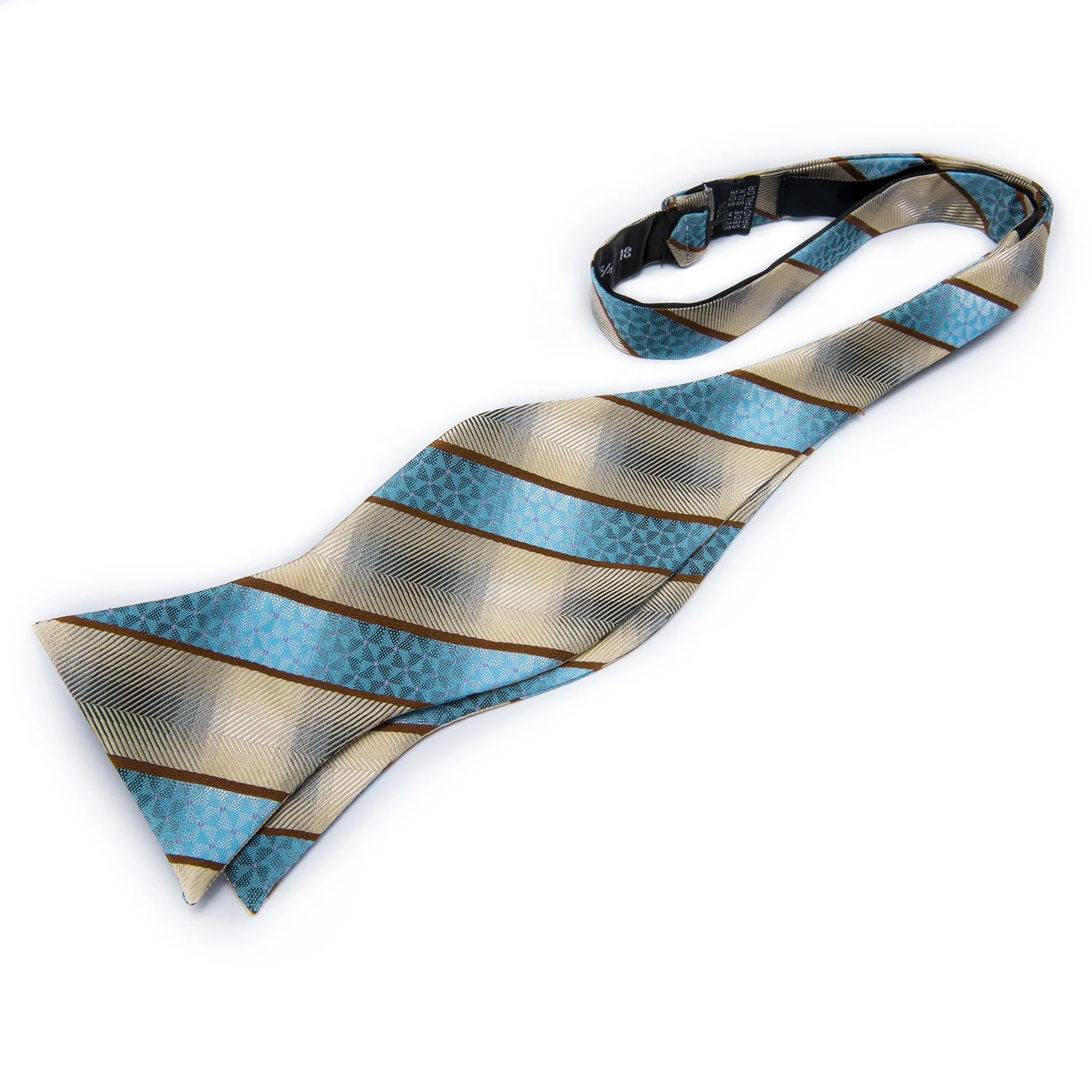 Hi-Tie оптовая продажа индивидуальный набор галстуков-бабочек из 100% шелка в желтую и синюю