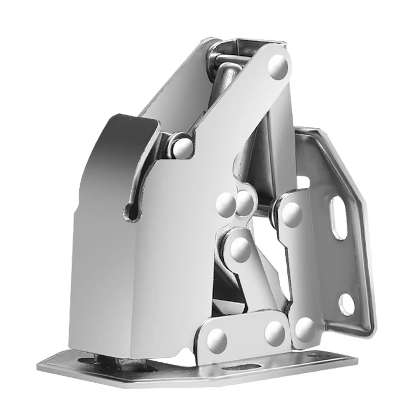 Non-slotting Open-mounted Hinged Wardrobe Bridge-type Marble Buffer Hydraulic Damping Folding Cabinet Door Aircraft Hinge