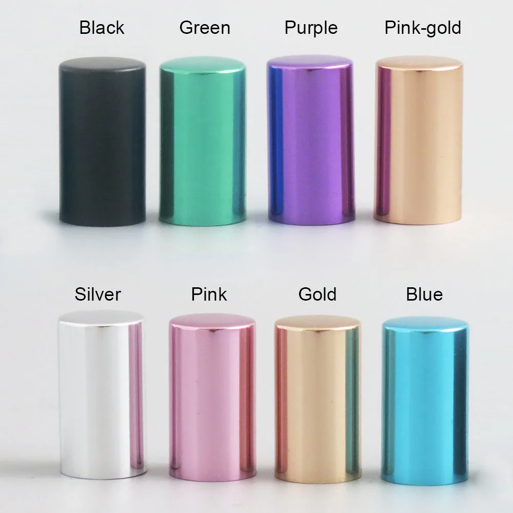  Высококачественный стеклянный роликовый флакон для духов с эфирным маслом роликовые флаконы металлической крышкой