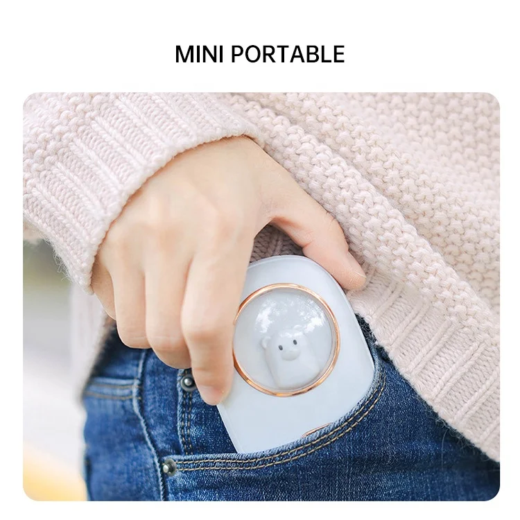 Hand Warmer Electronic Portable Hand Warmer Fast Warming Up Winter Double-Sided Warming Reusable
