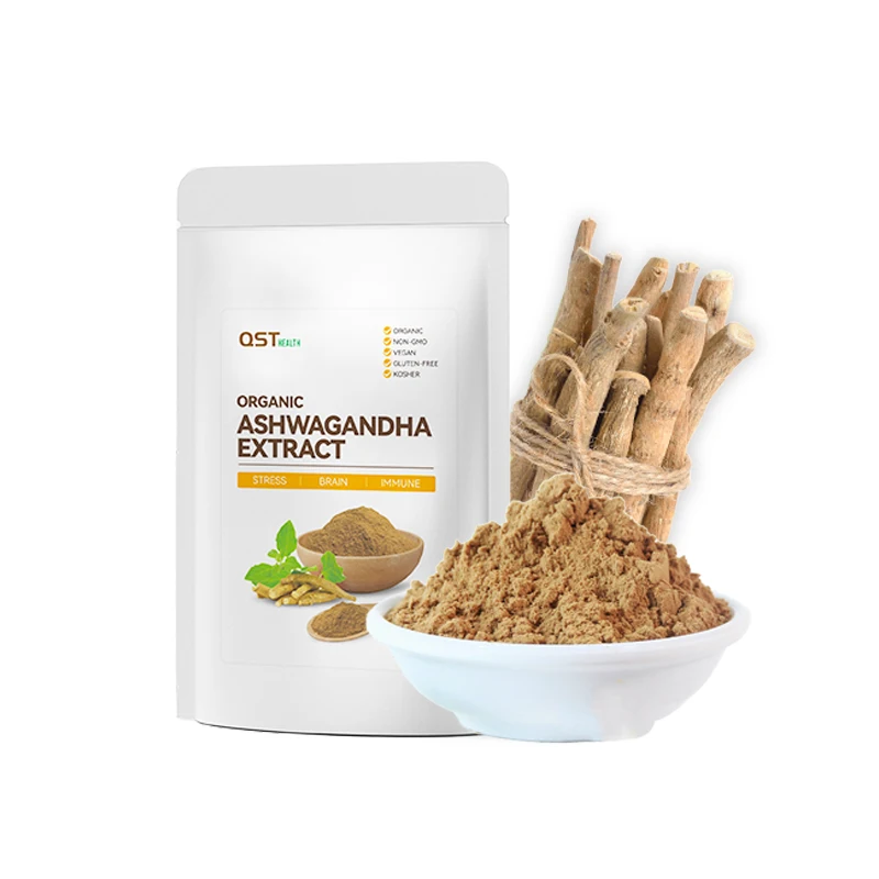 Фабричная цена 2.5% 5% 10% частная торговая марка Ashwagandha порошок экстракта корня био оптовая продажа 98% аюрведическая