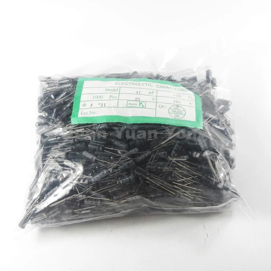 47UF Aluminum Electrolytic Capacitor 25V 47UF 5X11