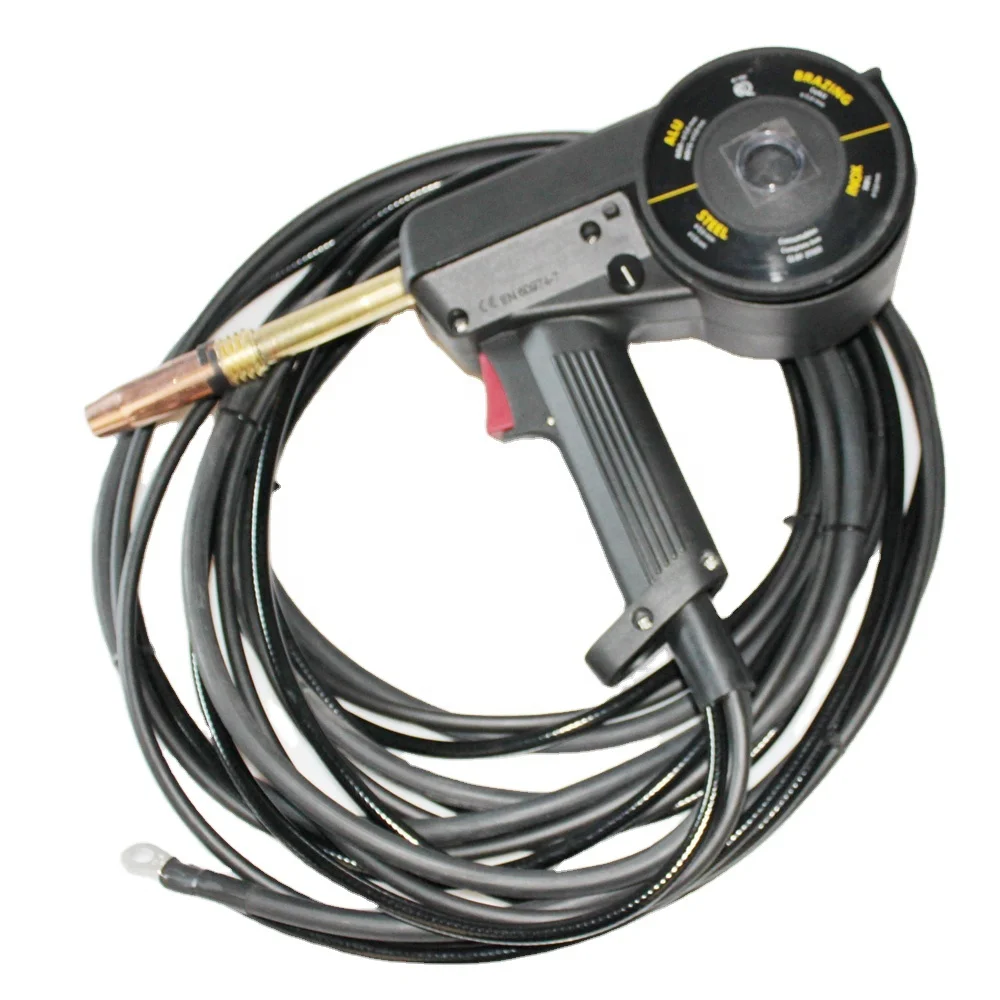 Пистолет с катушкой MIG для алюминиевой сварки длиной 4 м