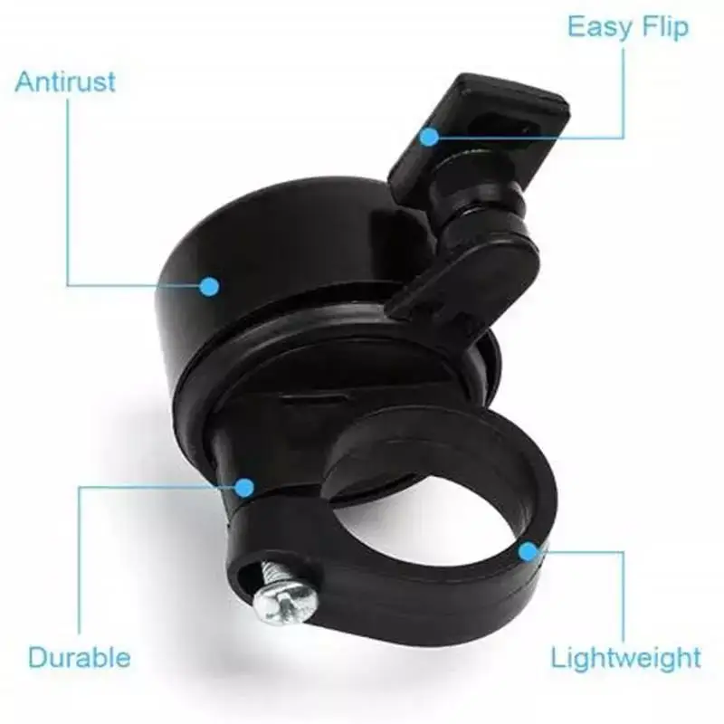 RTS New Image Electric Scooter Bell Aluminum Bicycle Handlebar Ring Bell Factory Mini Mountain Bike Bell Safety Bicycle