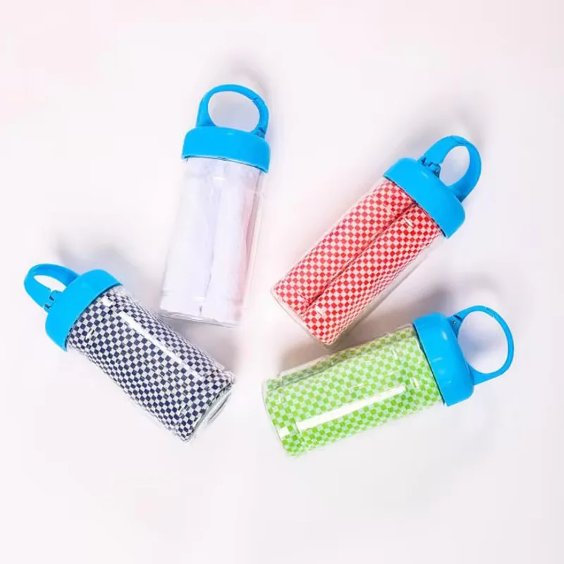 Top Quality Bamboo Charcoal Fiber Polyester Cool Sports Instant Cooling Towel