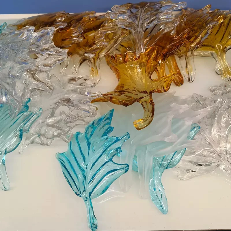 Декоративная восьмиугольная гирлянда с подвеской из кленового листа