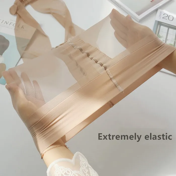 The cheapest ultra-thin core-silk T - end pantyhose women sexy silk stockings transparent pantyhose