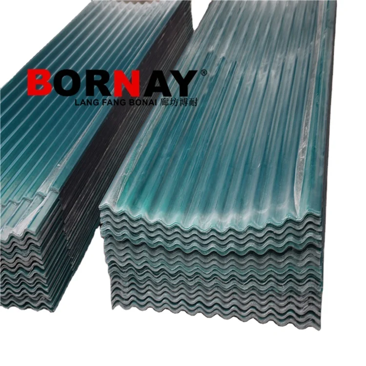 Langfang bonai Weatherproof UPVC FRP Corrugated UPVC Roofing Sheet for Industry