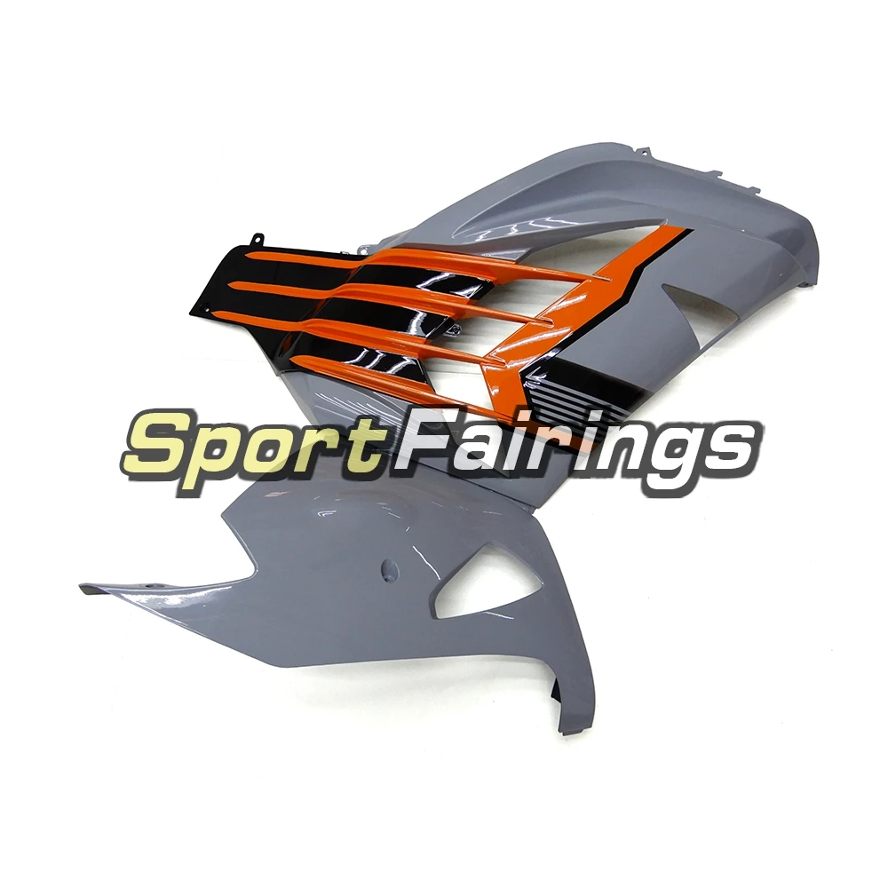 ABS Plastic Full Fairing Kit Fit For Kawasaki ZX-14R ZZ-R1400 2012 2013 2014 2015 Injection Cowlings - Gloss Gray Black Orange