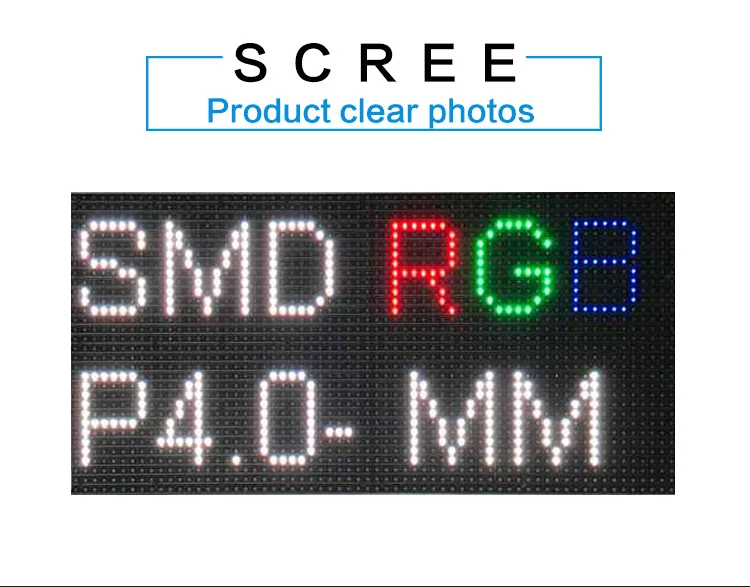 Полноцветный наружный комнатный p4 smd2525 светодиодный дисплей модуль рекламного щита 256*128 мм